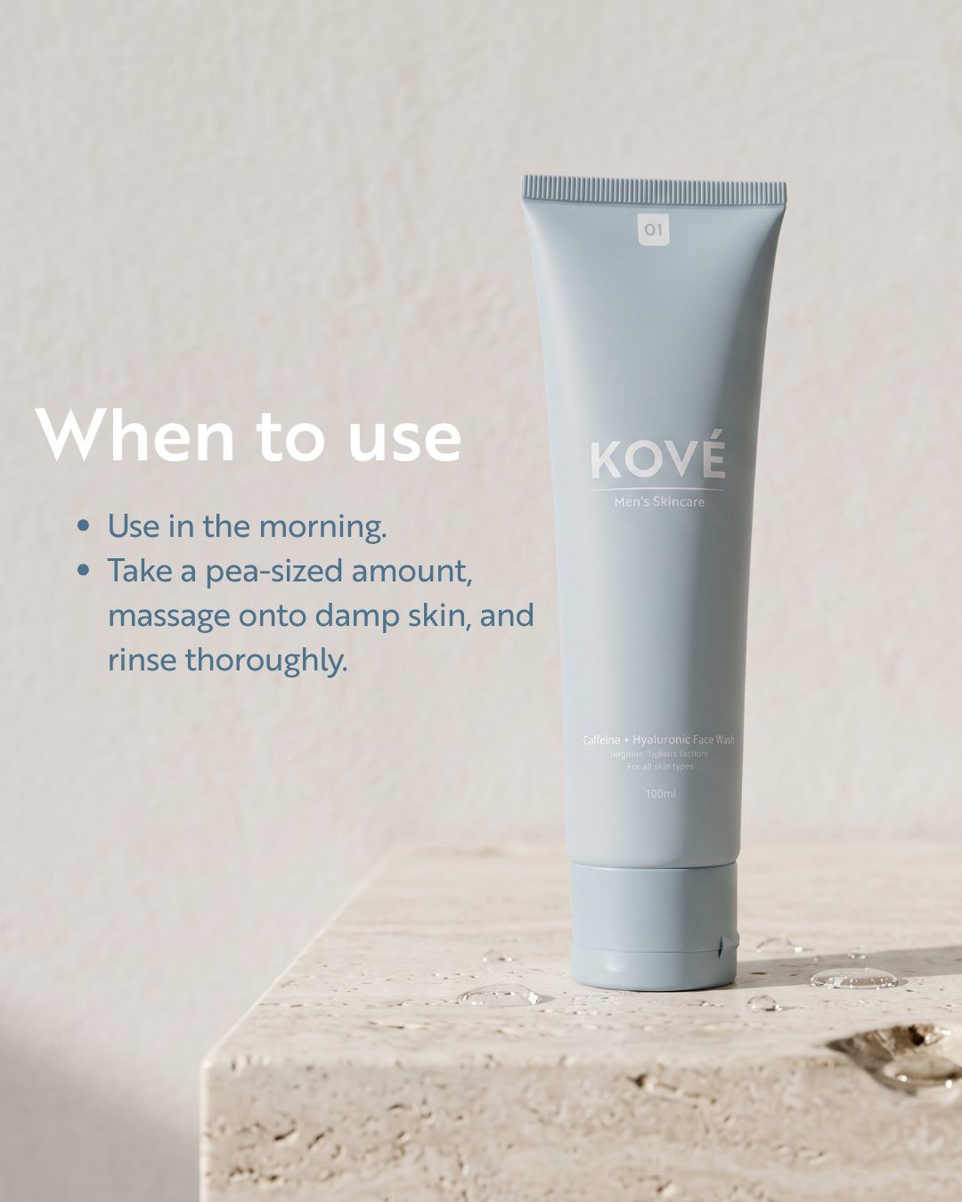 KOVE CHARGE - Caffeine Face Wash
