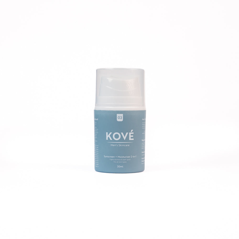 KOVÉ SHIELD SPF50+ sunscreen moisturizer for men, 30ml