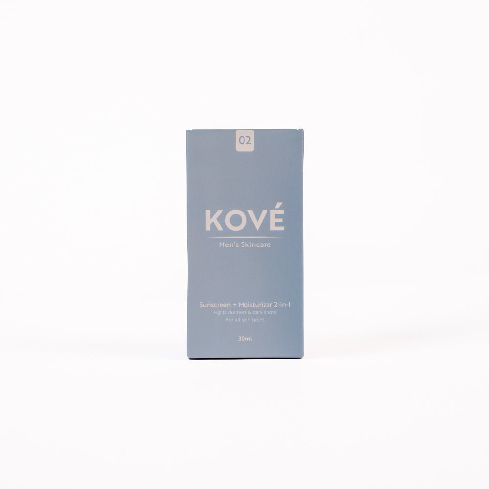 KOVÉ SHIELD SPF50+ sunscreen moisturizer close-up
