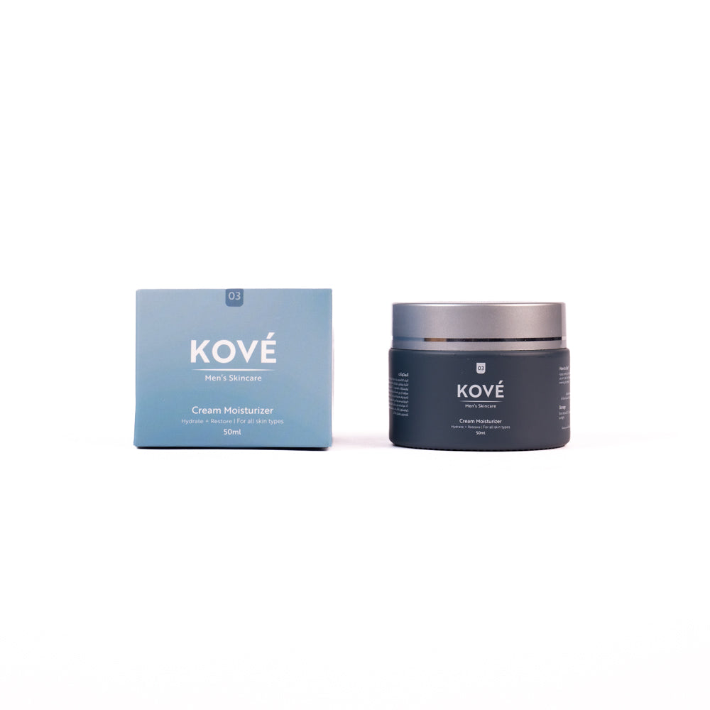 KOVÉ REPAIR cream moisturizer for men with packaging
